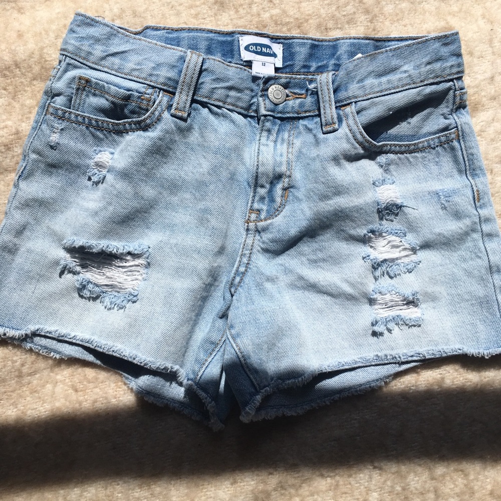 Cute jean shorts!